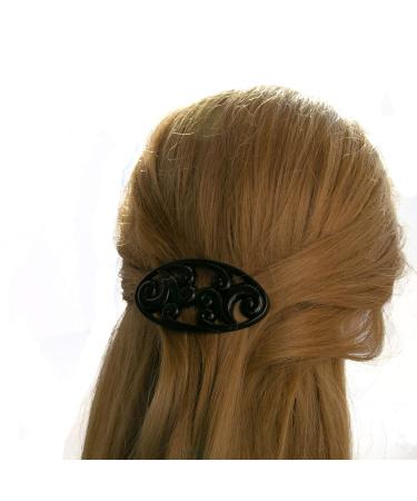 Order 1pc Patent Clasp Large Ornament 8x4.2 in Havana - Made in Germany | WeLoveBeads - International Shipping Available - Buy Online on GoSupps.com