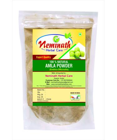 100% Natural Amla Fruit Powder as HAIR VITALIZE (EMBLICA OFFICINALIS) NATURALLY by Neminath Herbal Care (0.22 lb)/3.5 ounces)
