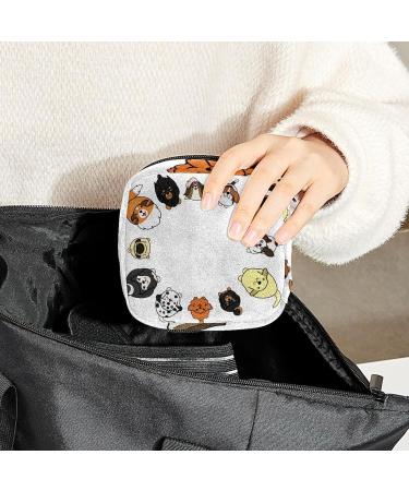 GIAPB Period Bag - Sanitary Napkin Storage & Travel Makeup Pouch - Animal Color4273 - Buy Online on GoSupps.com