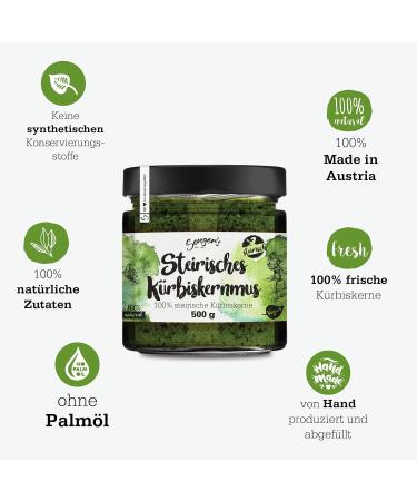 Buy 1kg Styrian Pumpkin Seed Puree - 100% Pure Vegan No Additives - Raw Food (1000 GR) - International Shipping Available - Buy Online on GoSupps.com