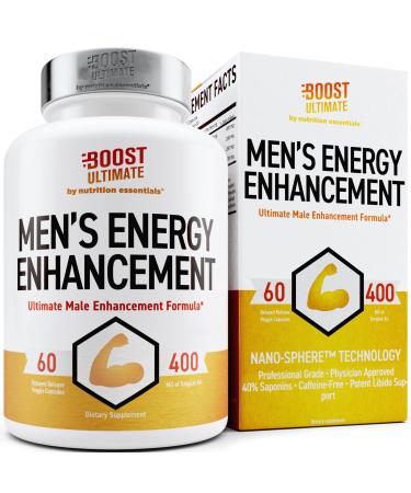 boostULTIMATE Testosterone Booster Pills for Men: Low T Supplement with Tongkat Ali, Maca, Muira Puama, L-Arginine an Ginseng for Natural Male Enhancement - Increase Your Muscle Size, Energy and Stamina - 60 Capsules
