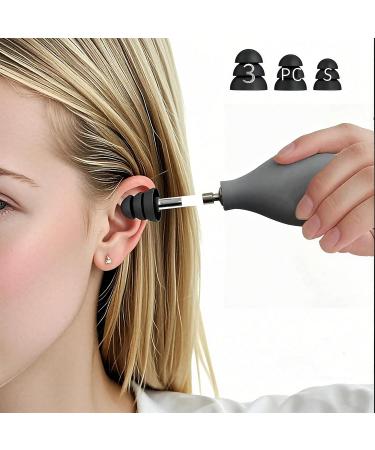 Ear Pressure Relief Device for Alleviating Migraine Tension and Tinnitus - Ringing Ears Solution Headache Relief Cap Airplane-Friendly Includes 3 Sizes of Soft Earplugs - Sleek Gray (Gray) - Buy Online on GoSupps.com