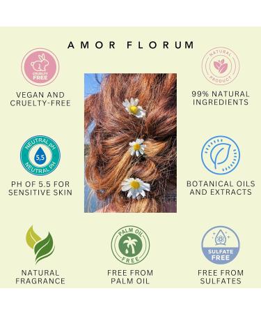 98.5% Natural SHAMPOO - ALOE VERA RHASSOUL ANDIROBA CASTOR ROSEMARY CEDARWOOD and FRANKINCENSE OIL - 250ml by AMOR FLORUM. Sulfate Free Paraben Free. Gentle Concentrated. pH 5.2-5.7 Balanced. - Buy Online on GoSupps.com