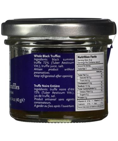 Selezione Tartufi Preserved Black Truffles 1.4 oz - High-Quality Italian Truffle Delicacy - Buy Online on GoSupps.com