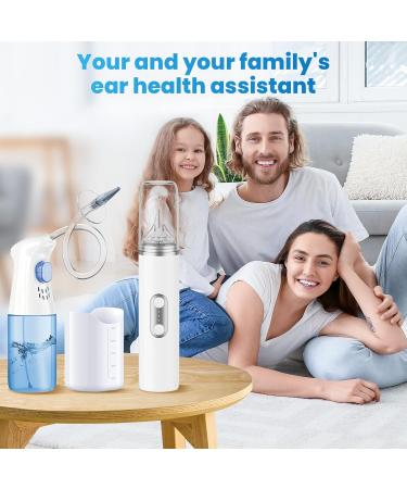 Ear Dryer - Rechargeable Ear Water Remover - Manual Ear Irrigation Flushing System White - Buy Online on GoSupps.com