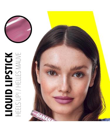 Buy Banana Beauty Semi Matte Liquid Lipstick - 10h Long-Lasting Moisture & Volume - Heels Up! Light Mauve - 3ml (1 Pack) - International Shipping Available - Buy Online on GoSupps.com