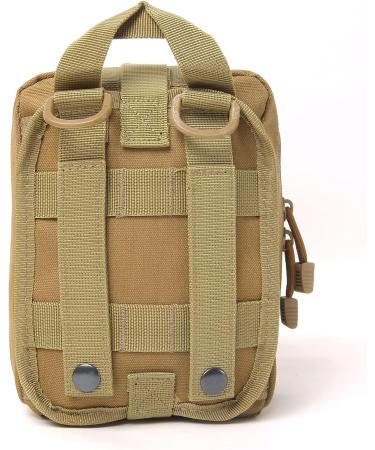 Buy Bituor Tactical First Aid Bag - Waterproof Molle EMT Pouch for Outdoor Camping Travel & Adventure (Brown) | Premium Survival Gear - Buy Online on GoSupps.com