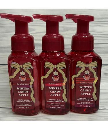 Bath and Body Works Winter Candy Apple Gentle & Clean Foaming Hand Soap Pack of 3 - Buy Online on GoSupps.com