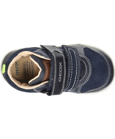 Geox Baby Girls B New Flick F Trainers - Navy Fluo Yellow - Size 5 UK Child - Buy Online on GoSupps.com