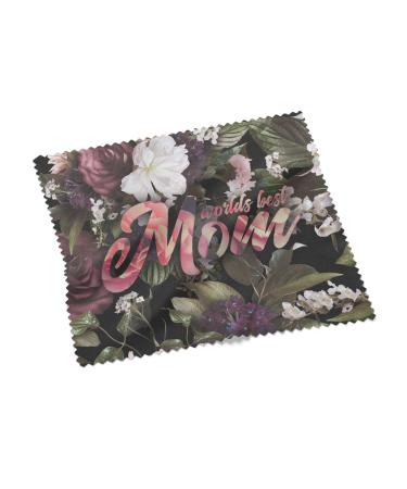 Urban Backwoods World's Best Mom Microfiber Cloth - Glasses Cleaning Cloth
