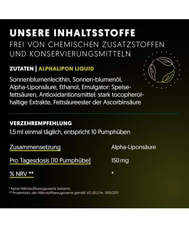Biosomo Liposomal Alpha Lipoic Acid - High-Dose Natural Supplement | 50ml | Advanced Antioxidant Formula - Buy Online on GoSupps.com