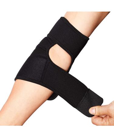 Adjustable Elbow Brace Support | CoolMax Compression Arm Sleeve for Joint Pain Relief | Bursa Protection | Arthritis & Tendonitis Relief | One Size Fits Most | 1 Count - Buy Online on GoSupps.com