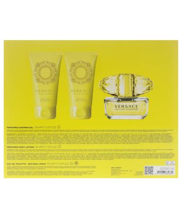 Versace Yellow Diamond 3 Piece Gift Set for Women packaging may vary - Buy Online on GoSupps.com