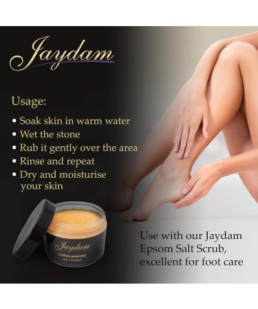 Jaydam 3 in 1 Natural Volcanic Pumice Stone Gift Set for Calluses, Warts, and Dry Skin Care - Foot Scrubber and Home Pedicure Tool - Buy Online on GoSupps.com