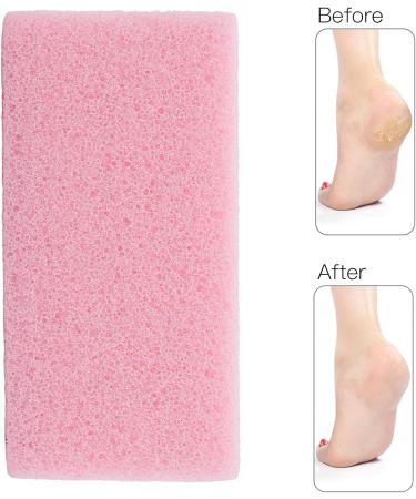 Foot Pumice Stone PU Foot Pumice Stone Square Pink Hard Dead Skin Remove Scrubber for Nail Tool Foot Scrubber Care - Buy Online on GoSupps.com