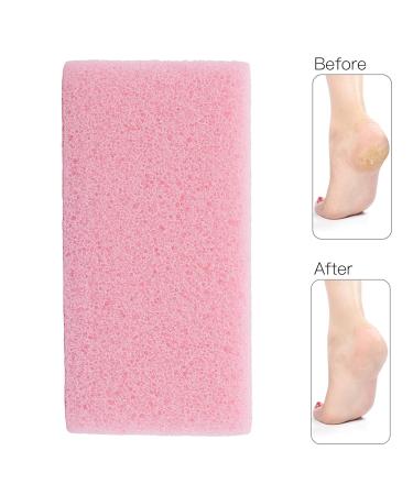 Professional Pumice Stone for Feet | Effective Dead Skin Remover & Pedicure Tool | Pink Foot Scrubber for Smooth Feet - Buy Online on GoSupps.com