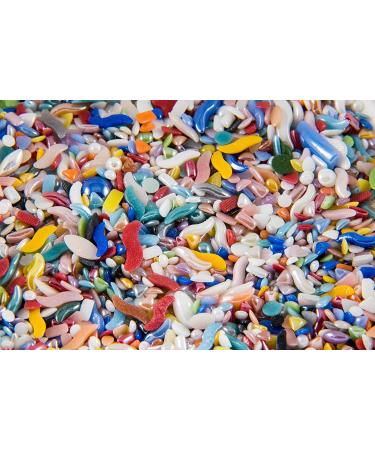 Devardi Glass COE 90 Millefiori Hi-Def Premium Fire Polished Tiny Confetti Cab mix. 2 oz  Fusing  Mosaic