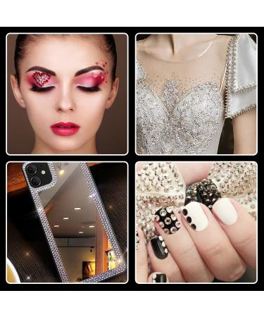 3096 Pieces Colorful Self-Adhesive Glitter Rhinestones - Perfect for Jewelry Nail Art & Party Decorations - Buy Online on GoSupps.com