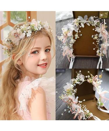 Bridal Headband Wedding Hair Piece Crystal Flower Girl Headband Bridesmaid Hair Vine for Wedding Party Hair Accessories - Buy Online on GoSupps.com