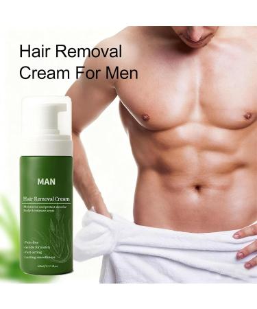 Cr me d pilatoire indolore pour homme formule gel apaisante l'aloe vera et la vitamine E cr me d pilatoire pour la poitrine le dos les jambes et les parties intimes convient tous les types 1 pi ce - Buy Online on GoSupps.com