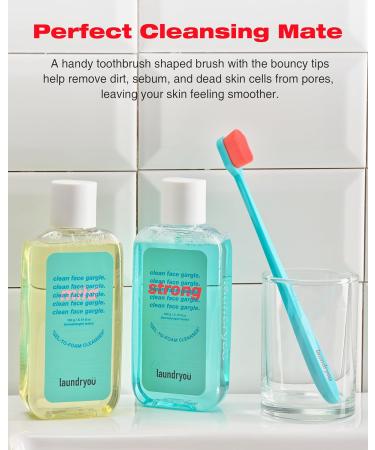 Clean Face Gargle Cleanser & Pore Cleansing Brush Duo | Deep Cleansing Non-Comedogenic Blackhead Remover | Best for Gentle Pore Refining - Buy Online on GoSupps.com