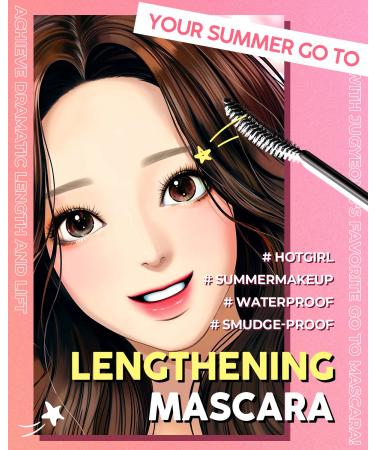 AMTS x Webtoon True Beauty Natural Lengthening Black Mascara - Waterproof Tubing Mascara for Lash Extension, No Smudge or Flaking - Korean Kbeauty & Kdrama Makeup - Buy Online on GoSupps.com
