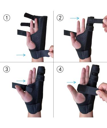 GenetGo Boxer Break Metacarpal Splint Brace - Small/Medium Finger Support - Buy Online on GoSupps.com