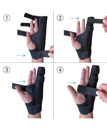 GenetGo Boxer Break Metacarpal Splint Brace - X-Small Finger Splint Support - Buy Online on GoSupps.com