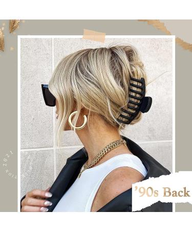 LILIEBE 4.8 Extra Large Claw Clips for Long Thick Hair - Strong Hold Banana Clips for Women & Girls - 6 PCS Jumbo Styling Accessories - Buy Online on GoSupps.com