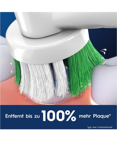 Oral-B Pro Precision Clean Brush Heads - 6 Pack | X-Shaped Bristles for Superior Cleaning | Original Oral-B Toothbrush Attachments | Designed in Germany - Buy Online on GoSupps.com