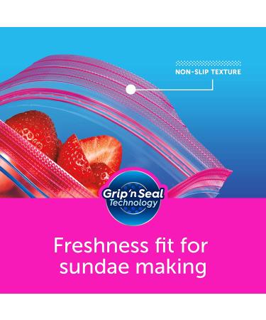 Ziploc Gallon Food Storage Bags - Grip 'n Seal Technology - 120 Total Bags - Buy Online on GoSupps.com