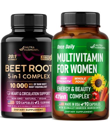 NUTRAHARMONY Beet Root & Multivitamin for Women Capsules