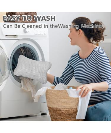 Collazoey Bath Pillow Bath Pillow for Bath with 2 Powerful Suction Cups for Firm Support Ergonomic Spa Bath Pillow Pillow - Buy Online on GoSupps.com