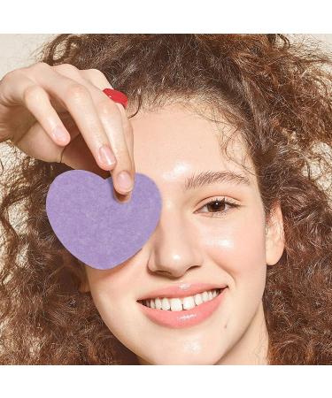 Vuggdt Face Sponges for Cleansing | Heart Shape Natural Compressed Cellulose Face Sponge | Cellulose Facial Sponges for Facial Washing Pore Cleaning Scrubber Bathing Household Yellow - Buy Online on GoSupps.com