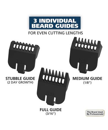 Wahl Cordless Beard Trimmer w EarNoseBrow Trimmer - Buy Online on GoSupps.com