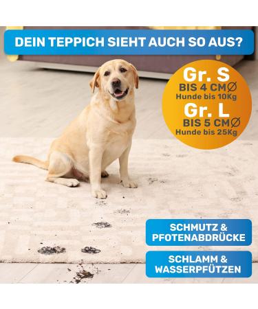 Bluepet Pfotenlitz Dog Paw Cleaner | Removes Dirt & Mud | Includes Microfiber Towel | Size S for Small Paws - Buy Online on GoSupps.com