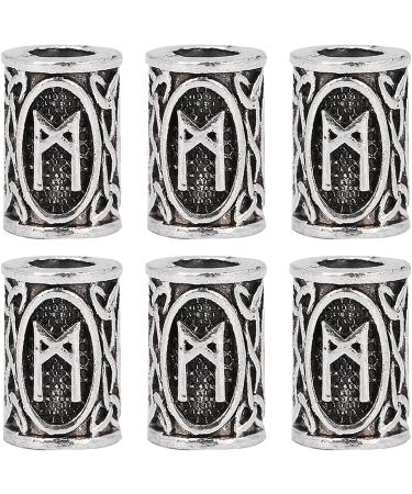 Beard Hair Beads 24Pcs Viking Hair Bead Alloy Vintage Dreadlock Beads Men Beard Tubes Hair Decoration Necklace Bracelet Jewelry DIY Braiding Jewelry Making Beads - Buy Online on GoSupps.com