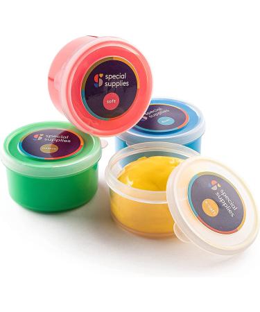 Special Supplies Therapy Putty Kit for Kids and Adults - Set of 4 Resistive Hand Exercise Putties for Stress Relief and Strength Training - 3 Ounces Each - Buy Online on GoSupps.com