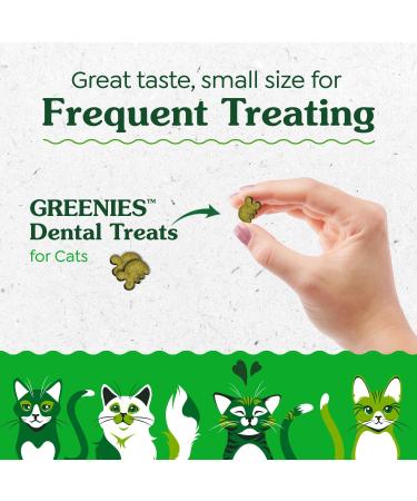 Feline Greenies Cat Treats Adult Natural Dental Care Oven-Roasted Chicken Flavour 9.75oz Tub - Buy Online on GoSupps.com