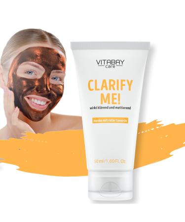 Clarify Me! Facial mask for smooth radiant skin - Red Clay & Caviar Lime - 50 ml - Buy Online on GoSupps.com