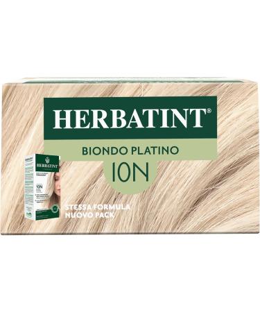  Herbatint Herbatint Permanent Hair Colour Gel 10N Platinum Blonde - 170ml | Ammonia-Free 100% White Hair Coverage | for Sensitive Skin with 8 Organic Natural Extracts - Buy Online on GoSupps.com