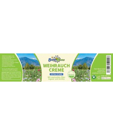 Bavaria Flower Incense Cream Extra Strong (200ml) - Arnika & Ginger for Lumbago Joint Pain & Irritated Skin Relief | Ideal for Whole Body Care - Buy Online on GoSupps.com