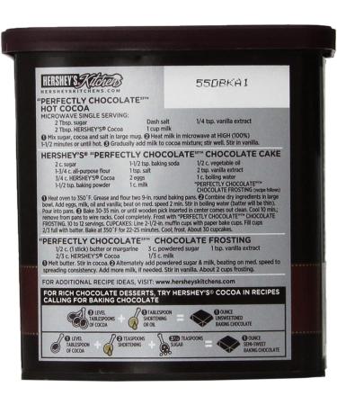 Hershey's Cocoa Unsweetened 8-Ounce Container (Pack of 2) - Buy Online on GoSupps.com