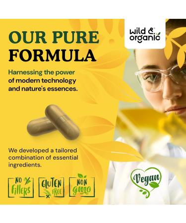 Wild & Organic Uric Acid Formula Capsules - Uric Acid Cleanse Support - Antioxidant Supplement with Tart Cherry Powder Dandelion Root & Celery - Vegan No Fillers Non-GMO - 180 Count 180 Count (Pack of 1) - Buy Online on GoSupps.com