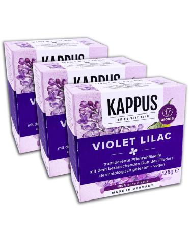 Kappus Kappus Lilac Purple Soap 3 x 125 g Pack of 3