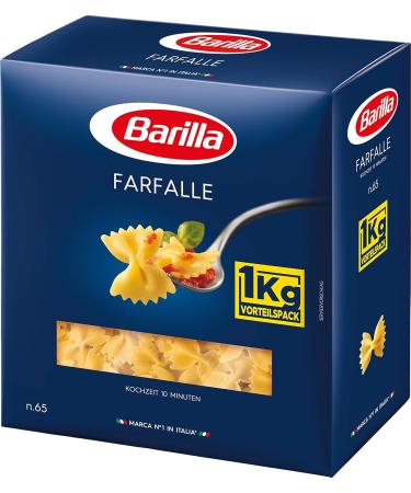 Buy Barilla Pasta Farfalle n. 65 - Bulk Pack of 10 (10 x 1 kg) - Authentic Italian Quality Worldwide Shipping - Buy Online on GoSupps.com