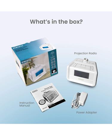 Homedics Sound Machine and Alarm Clock with Time Projection. White Noise Sound Machine with a Digital FM Alarm Clock Radio  8 Sounds  Snooze  Sleep Timer and Night Light - Buy Online on GoSupps.com