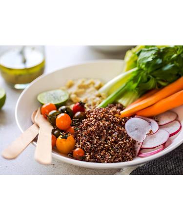 Organic Red Quinoa 1.5 lbs - Ancient Whole Grain Seeds | Raw, Sproutable, Kosher, Vegan | Sirtfood | Bulk Supply | Essential Amino Acids & Minerals | Quick-Cooking | Ideal for Salads - Buy Online on GoSupps.com