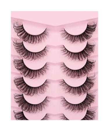 Gmagictobo Fluffy Fox Eye False Eyelashes - 7 Pairs of Dramatic Wispy 3D Mink Lashes for Volume & Soft Look - International Shipping Available - Buy Online on GoSupps.com