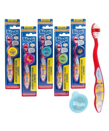 Kali Dreams Blippi Toothbrush Set with 3 Toothbrushes and Floss - Blippi 3pk Floss Included - Buy Online on GoSupps.com